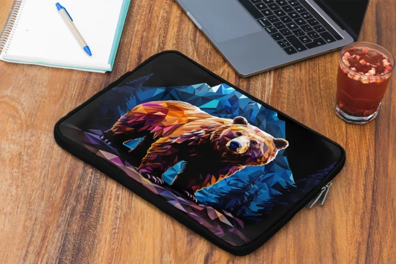 Bear in the Mountainscape Laptop Sleeve 2