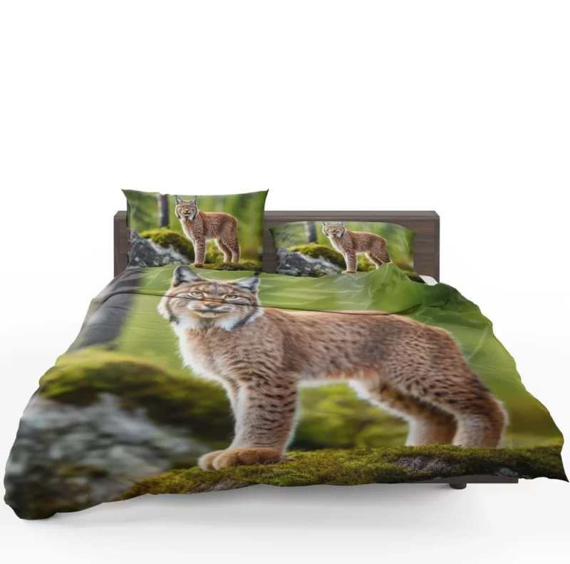 Beautiful Bobcat Artwork Bedding Set 1