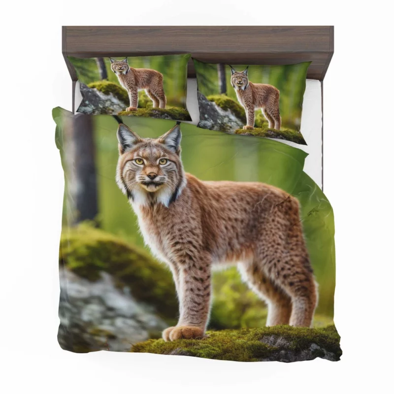 Beautiful Bobcat Artwork Bedding Set 2