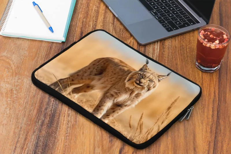 Beautiful Bobcat Printing Laptop Sleeve 2