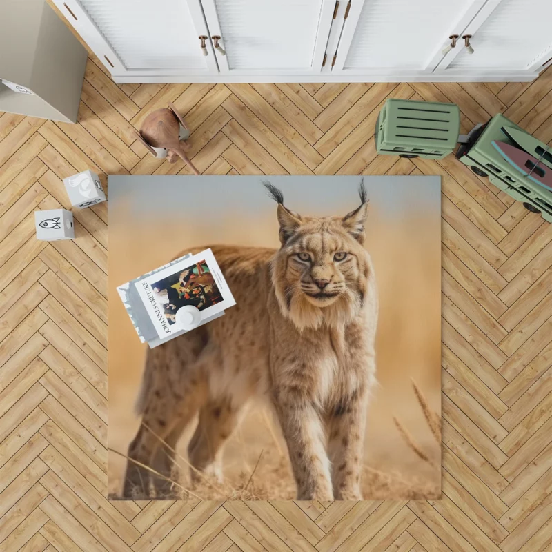 Beautiful Bobcat Printing Rug