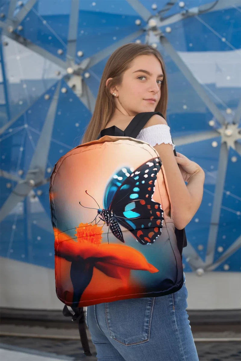 Beautiful Butterfly Photography Minimalist Backpack 2