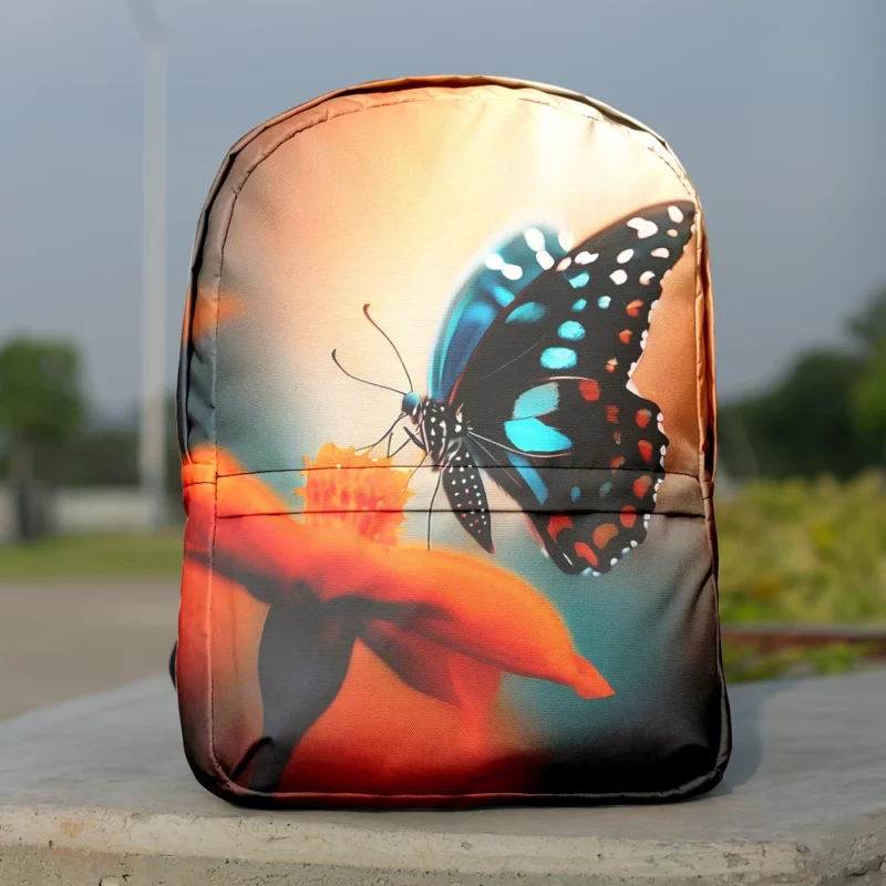 Beautiful Butterfly Photography Minimalist Backpack