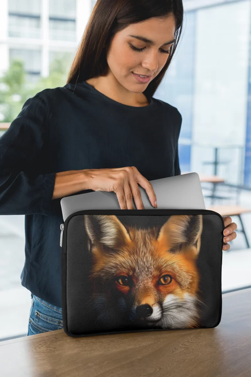 Beautiful Red Fox Portrait Laptop Sleeve 1