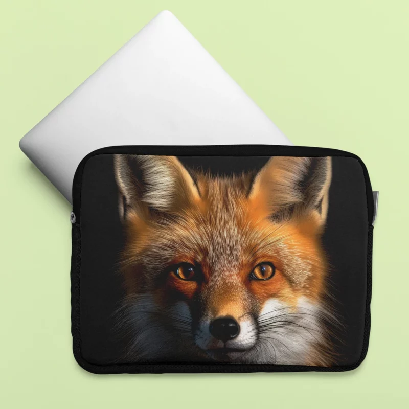 Beautiful Red Fox Portrait Laptop Sleeve