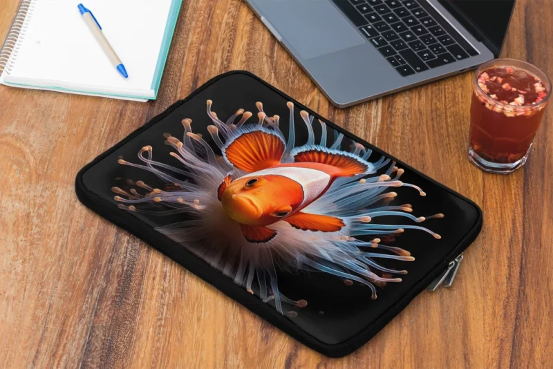 Beautiful Underwater Clownfish Laptop Sleeve 2