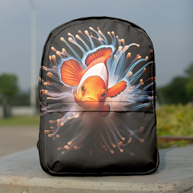 Beautiful Underwater Clownfish Minimalist Backpack