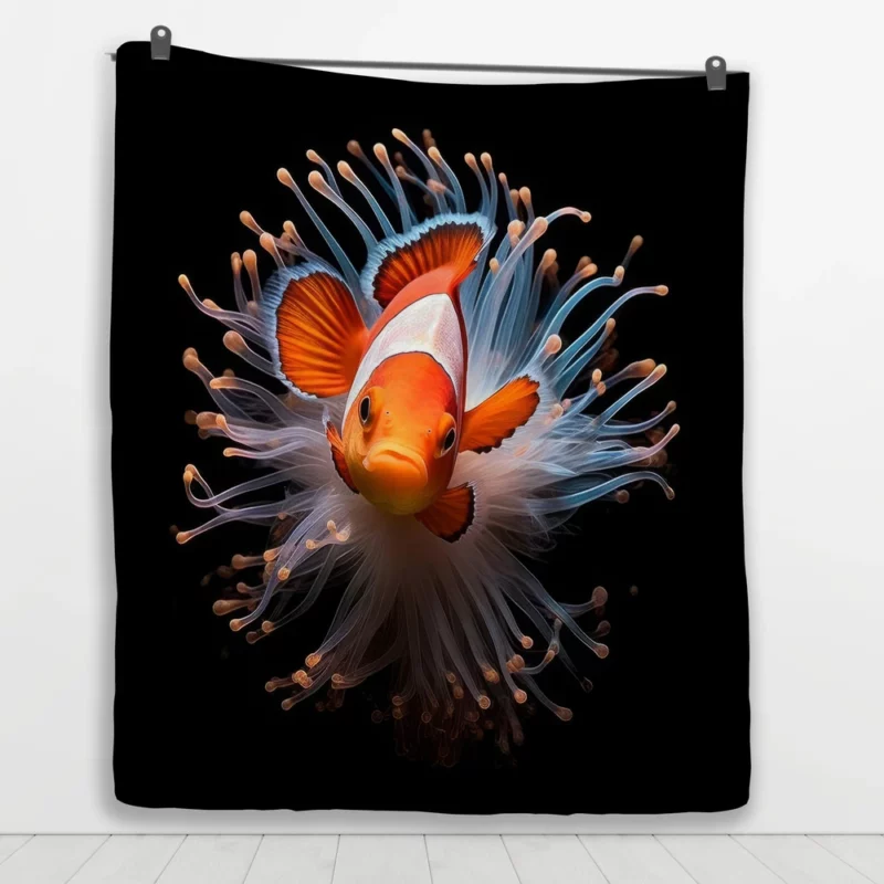 Beautiful Underwater Clownfish Quilt Blanket 1