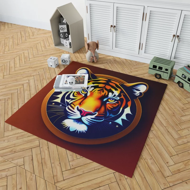 Bengal Tiger Logo Rug 1