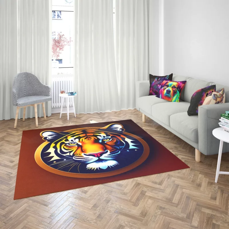 Bengal Tiger Logo Rug 2