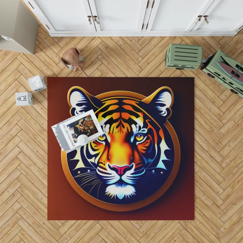 Bengal Tiger Logo Rug