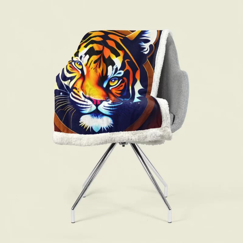 Bengal Tiger Logo Sherpa Fleece Blanket 1