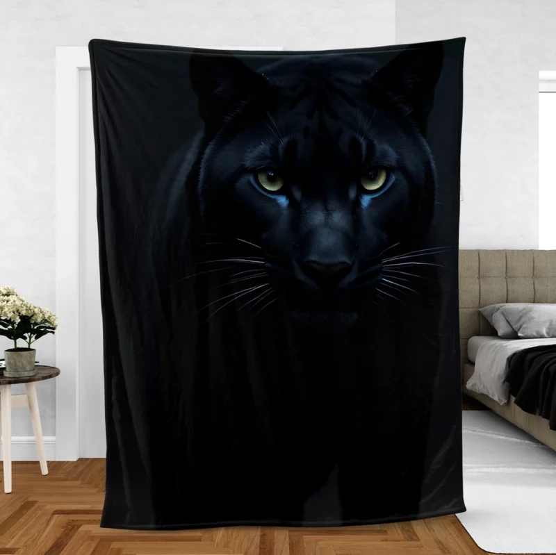 Black Panther Artwork Fleece Blanket