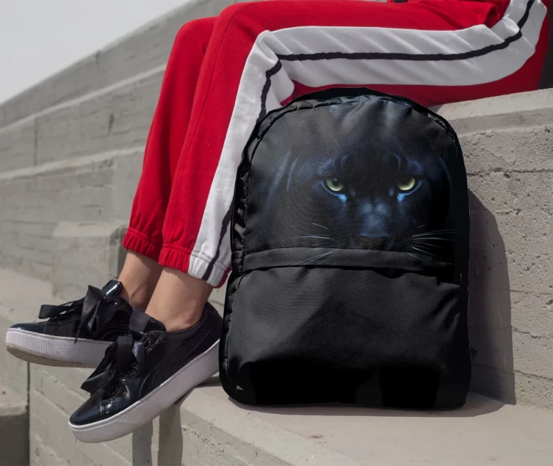 Black Panther Artwork Minimalist Backpack 1