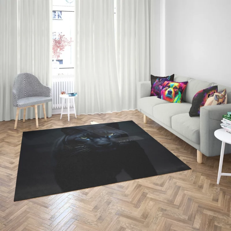 Black Panther Artwork Rug 2