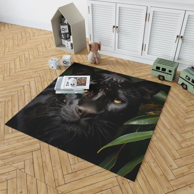 Black Panther National Geographic Photo Rug 1