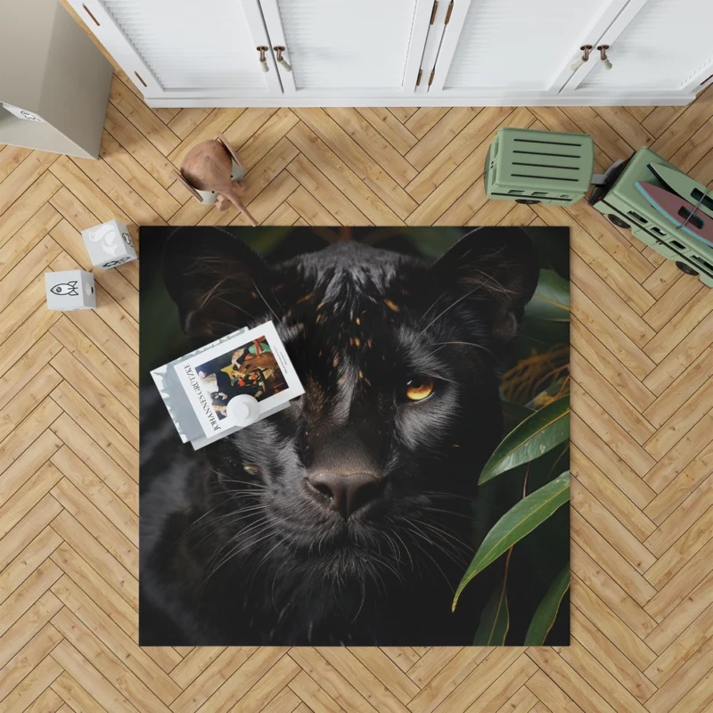 Black Panther National Geographic Photo Rug