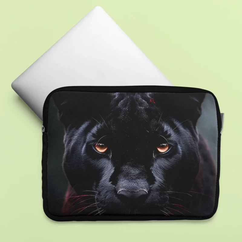 Black Panther Portrait Laptop Sleeve