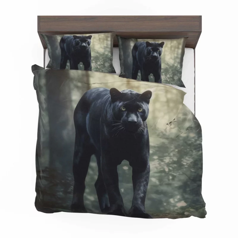 Black Panther in the Wild Bedding Set 2