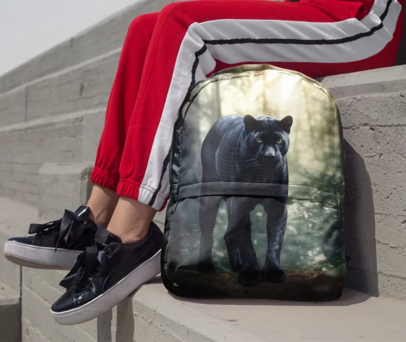 Black Panther in the Wild Minimalist Backpack 1