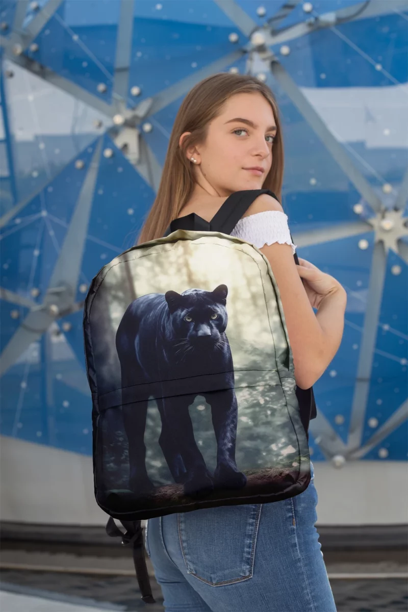 Black Panther in the Wild Minimalist Backpack 2