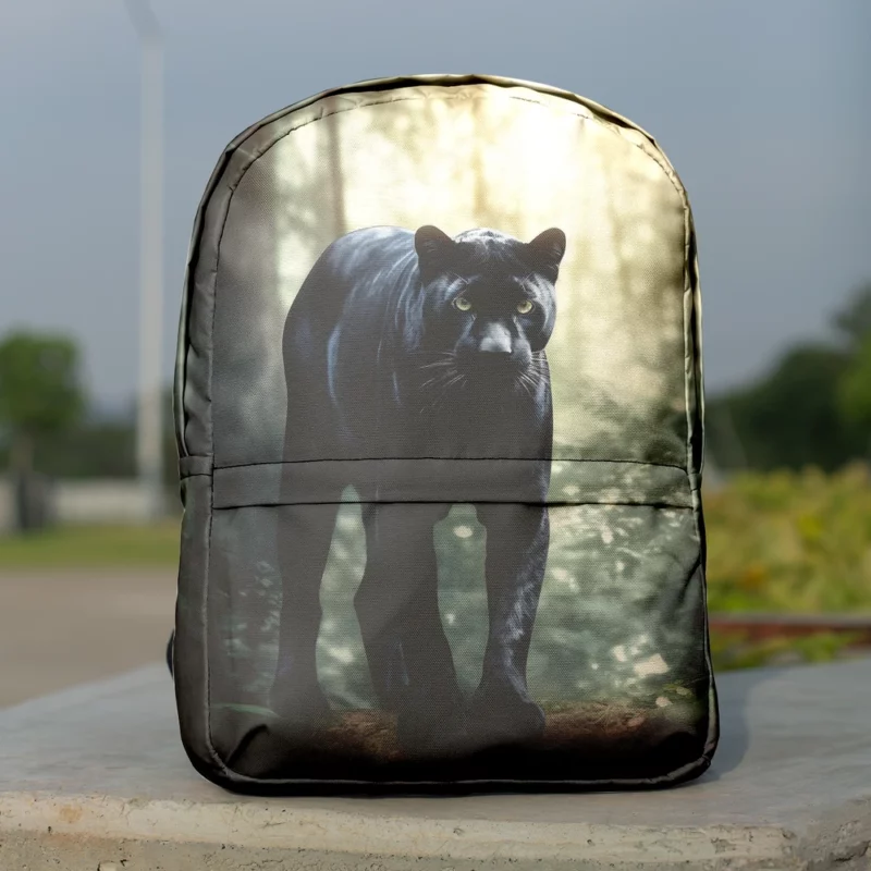 Black Panther in the Wild Minimalist Backpack