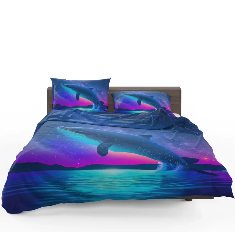 Blue Whale SEA Artwork Bedding Set 1