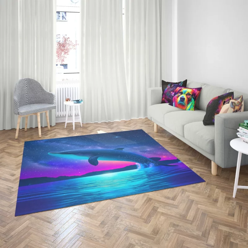 Blue Whale SEA Artwork Rug 2