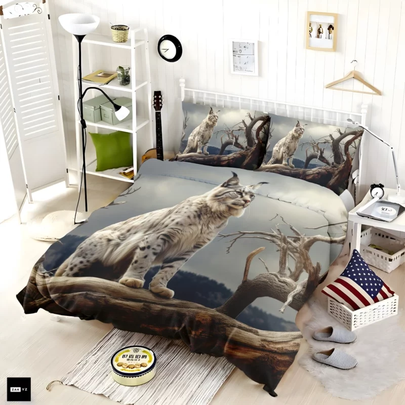 Bobcat Nature Photography Bedding Set