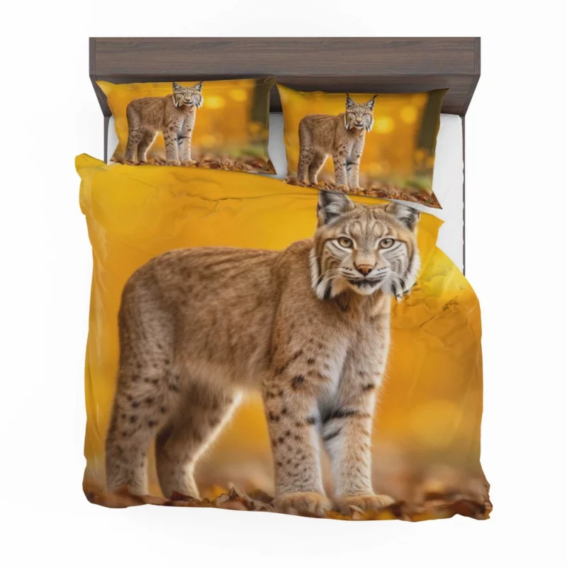 Bobcat in Autumn Season Bedding Set 2