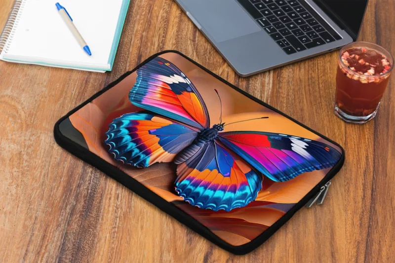 Bright Fiery Butterfly Laptop Sleeve 2