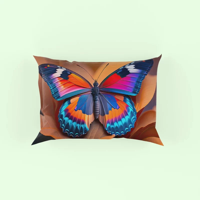 Bright Fiery Butterfly Pillow Case