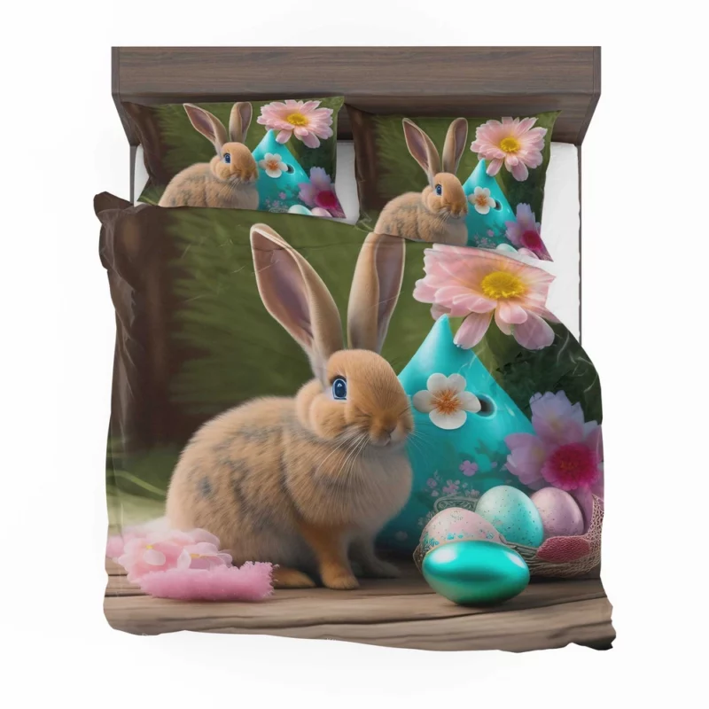 Bunny and Easter Egg Still Life Bedding Set 2