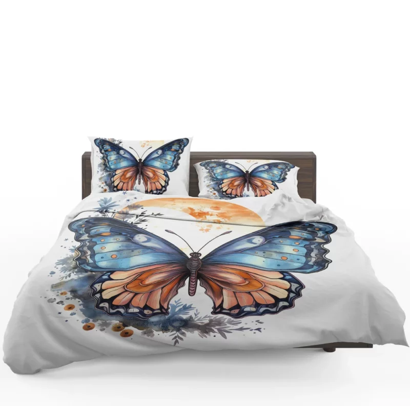 Butterfly Fairytale Illustration Bedding Set 1