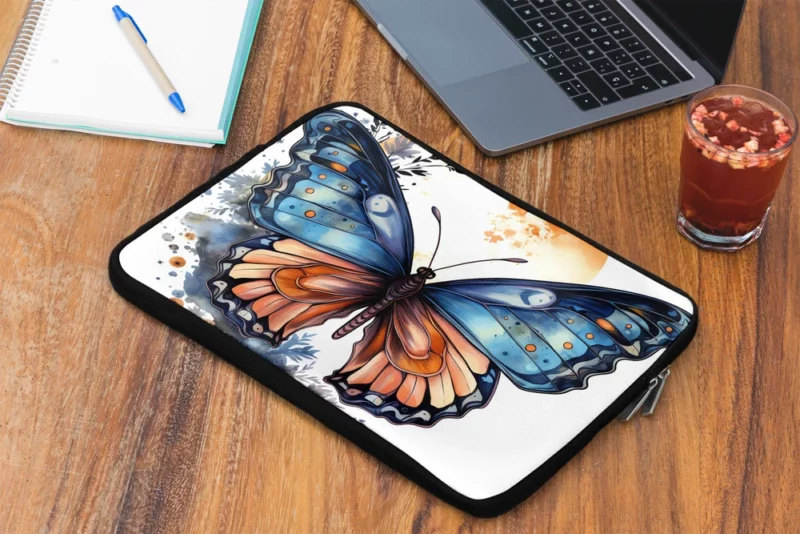 Butterfly Fairytale Illustration Laptop Sleeve 2