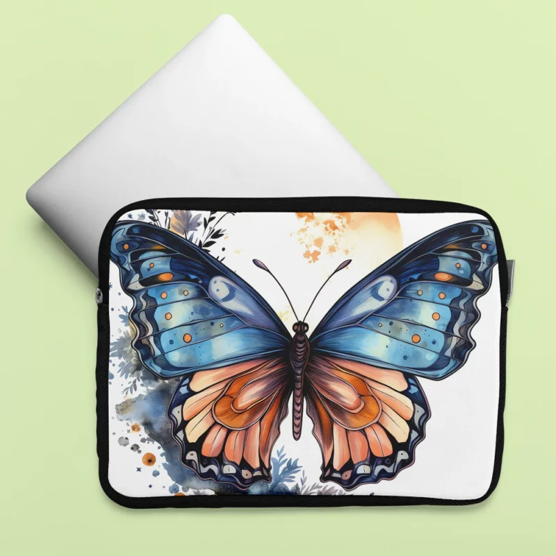 Butterfly Fairytale Illustration Laptop Sleeve