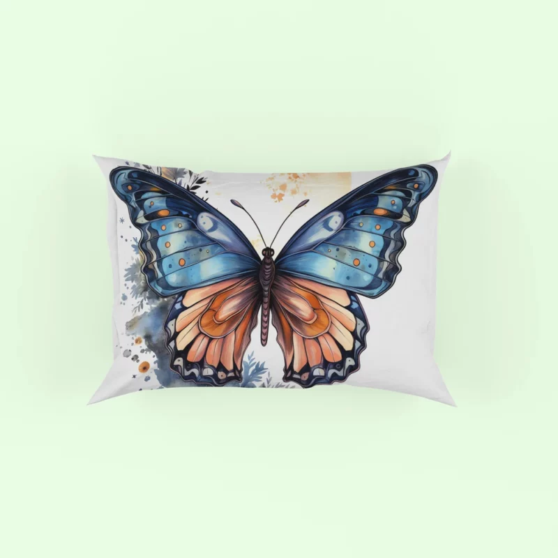 Butterfly Fairytale Illustration Pillow Case