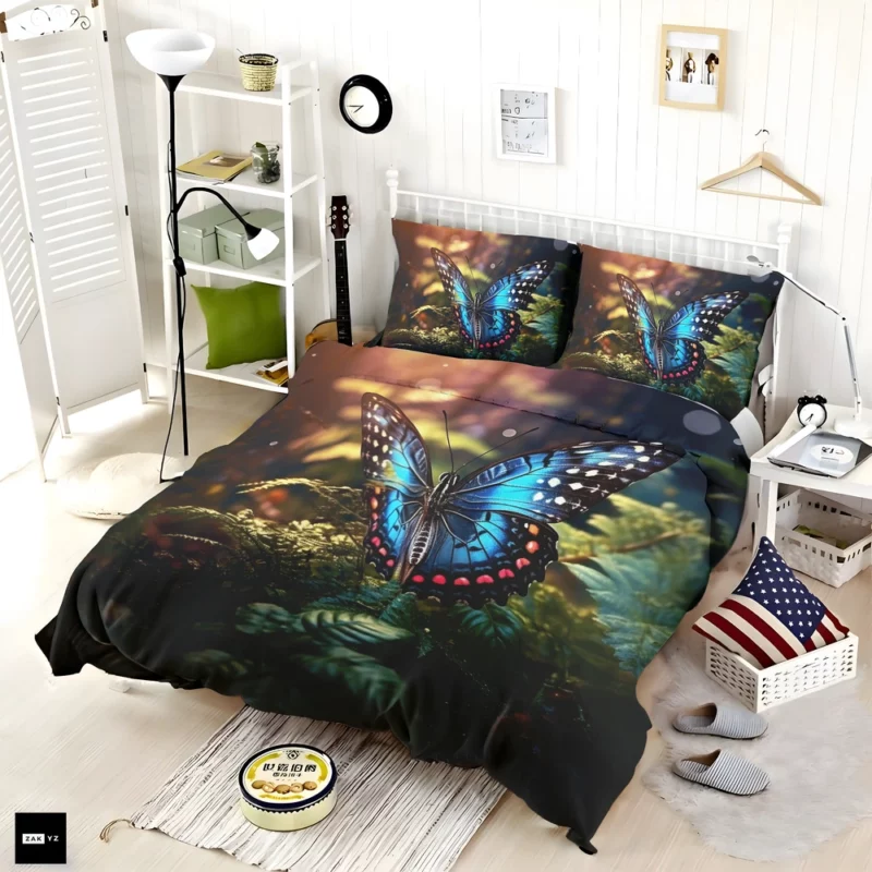 Butterfly in the Flowers Bedding Set