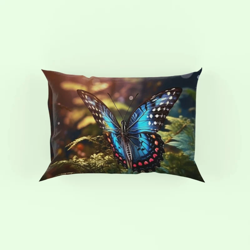 Butterfly in the Flowers Pillow Case