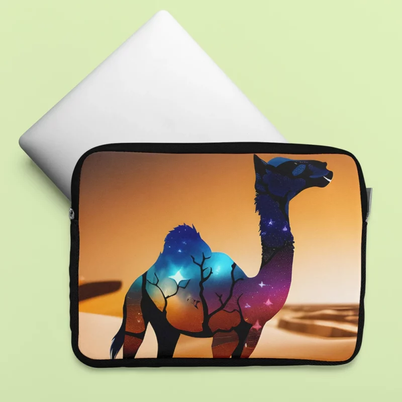 Camel in Desert Laptop Sleeve