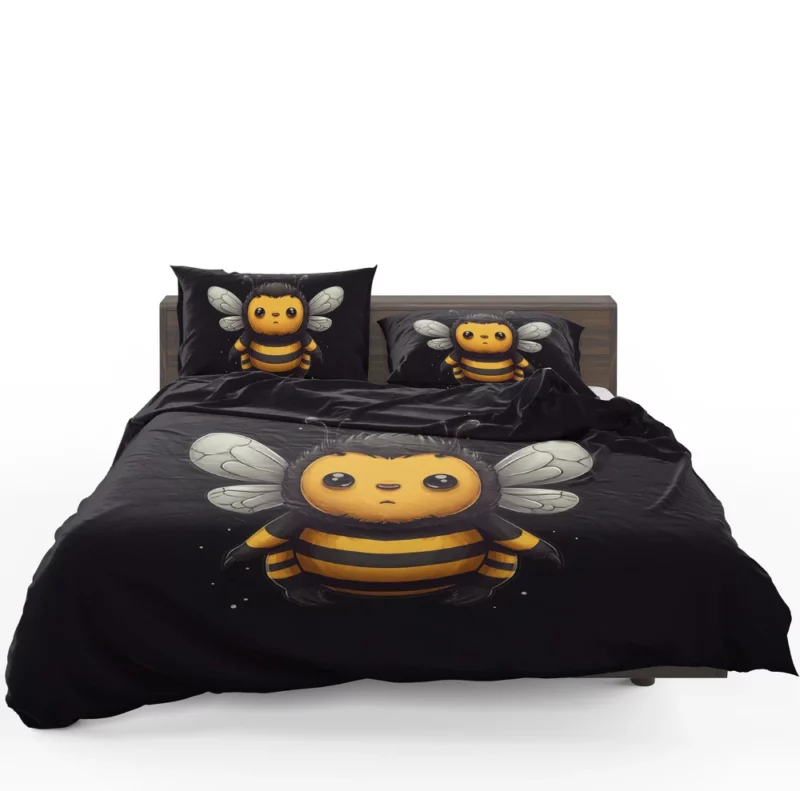 Candy Land Bee Illustration Bedding Set 1