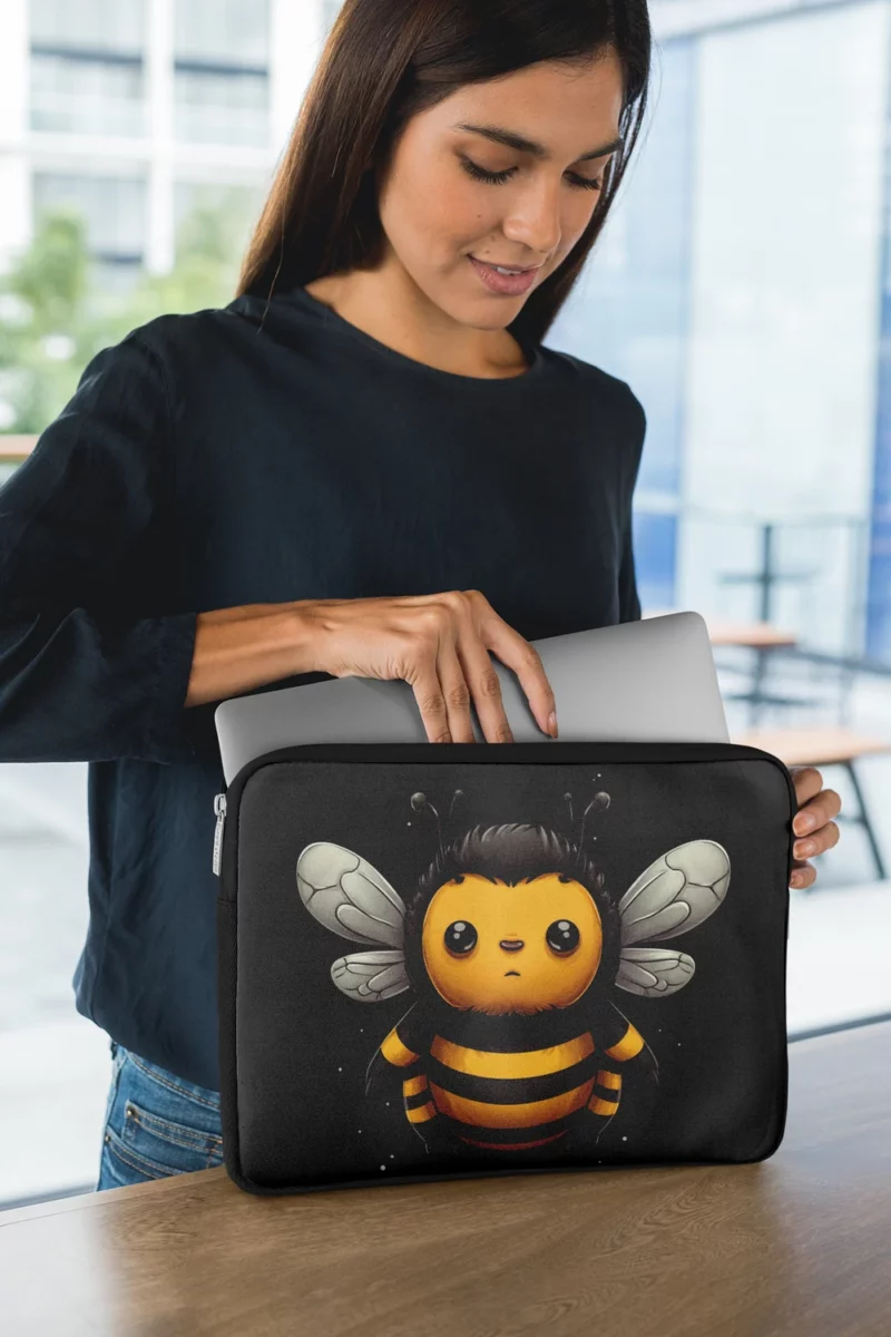 Candy Land Bee Illustration Laptop Sleeve 1