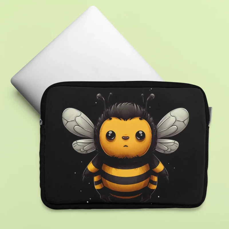 Candy Land Bee Illustration Laptop Sleeve