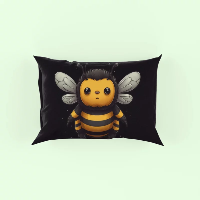 Candy Land Bee Illustration Pillow Case