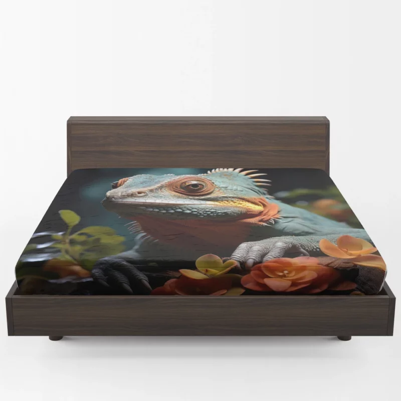 Chameleon Rainforest Artistry Fitted Sheet 1