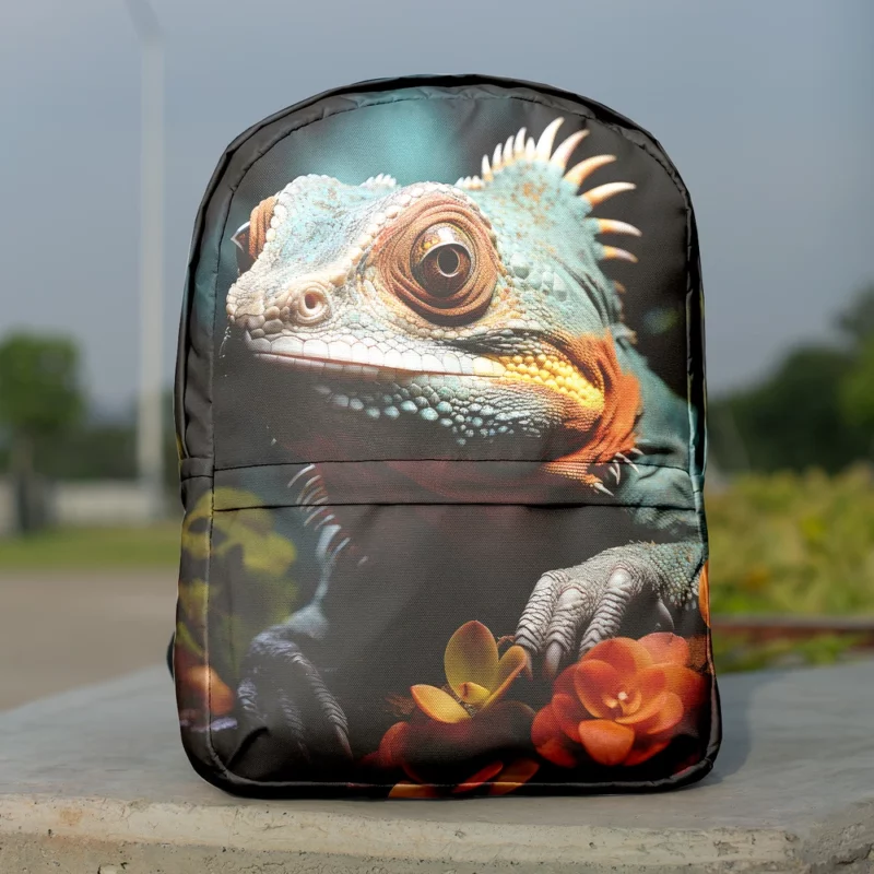 Chameleon Rainforest Artistry Minimalist Backpack
