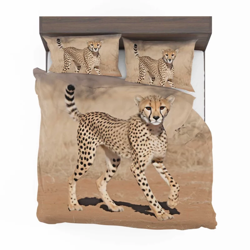 Cheetah Running Artwork Bedding Set 2