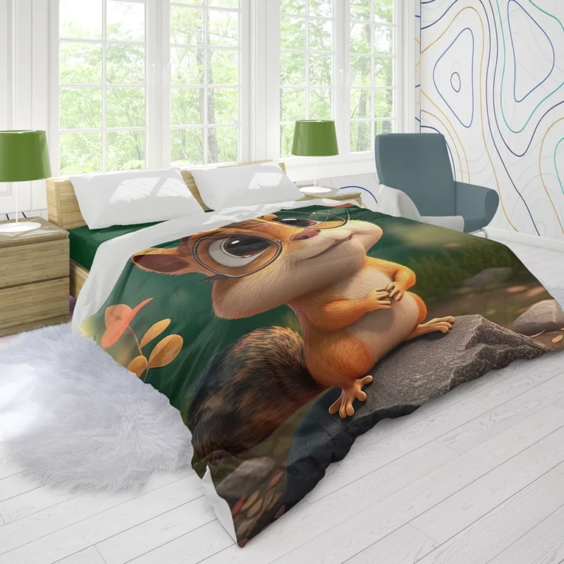 Chester Chipmunk in Disneys Encanto Style Duvet Cover