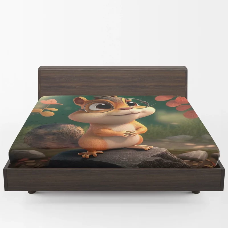 Chester Chipmunk in Disneys Encanto Style Fitted Sheet 1