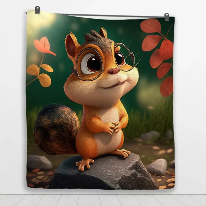 Chester Chipmunk in Disneys Encanto Style Quilt Blanket 1